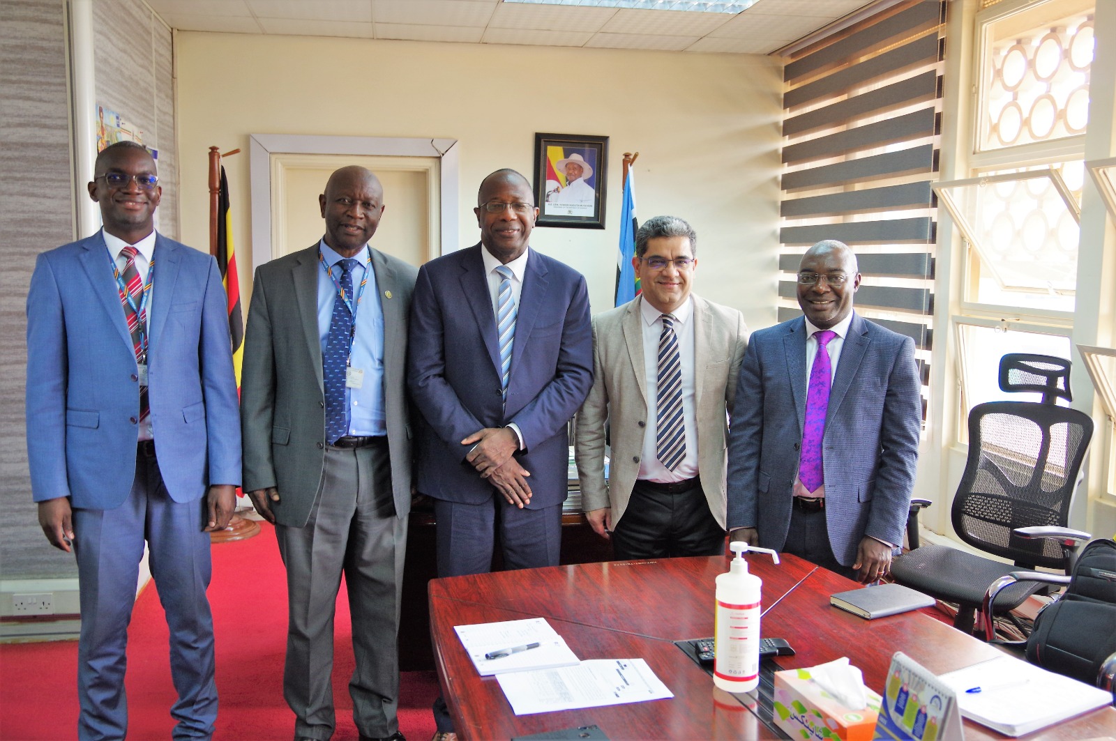 Global Fund team pays courtesy call to Finance Ministry
